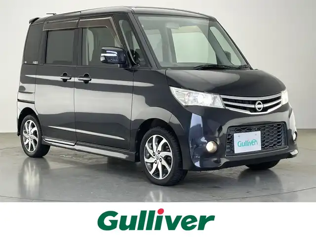 日産 ルークス ハイウェイスター ターボ 愛知県 2012(平24)年 4.1万km ブルーイッシュブラック 純正ナビ　フルセグＴＶ　Ｂｌｕｅｔｏｏｔｈ　両側パワースライドドア　ＨＩＤヘッドライト　オートライト　フォグランプ　ＥＴＣ　プッシュスタート　スマートキー　純正フロアマット　ドアバイザー　ＣＤ　ＤＶＤ