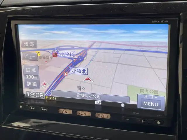 日産 ルークス ハイウェイスター ターボ 愛知県 2012(平24)年 4.1万km ブルーイッシュブラック 純正ナビ　フルセグＴＶ　Ｂｌｕｅｔｏｏｔｈ　両側パワースライドドア　ＨＩＤヘッドライト　オートライト　フォグランプ　ＥＴＣ　プッシュスタート　スマートキー　純正フロアマット　ドアバイザー　ＣＤ　ＤＶＤ