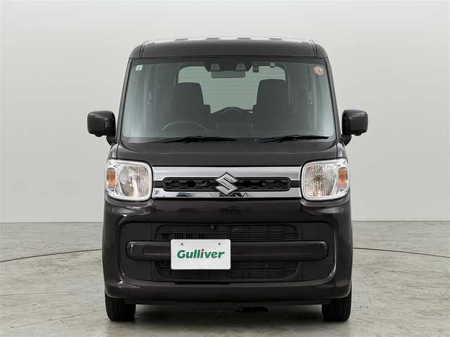 スズキ スペーシア HYBRID X 福岡県 2021(令3)年 4.5万km アーバンブラウンパールメタリック 純正ナビ（フルセグＴＶ）　/全方位カメラ　/衝突軽減　/レーンキープ　/コーナーセンサー　/盗難防止装置　/横滑り防止装置　/両側パワースライドドア　/前後ドラレコ　/ＥＴＣ　/ＨＵＤ　/オートライト　/純正フロアマット