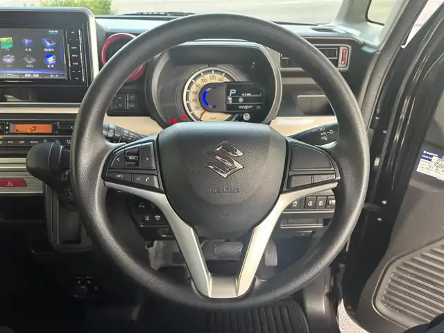 スズキ スペーシア HYBRID X 愛知県 2021(令3)年 4.5万km アーバンブラウンパールメタリック ナビ　フルセグＴＶ　ＤＶＤ　ＢＴ　全方位カメラ　ＥＴＣ　ＨＵＤ　前後ドライブレコーダー　衝突軽減　車線逸脱警報　コーナーセンサー　スマートキー　プッシュスタート　両側パワースライドドア　サーキュレータ　シートヒータ