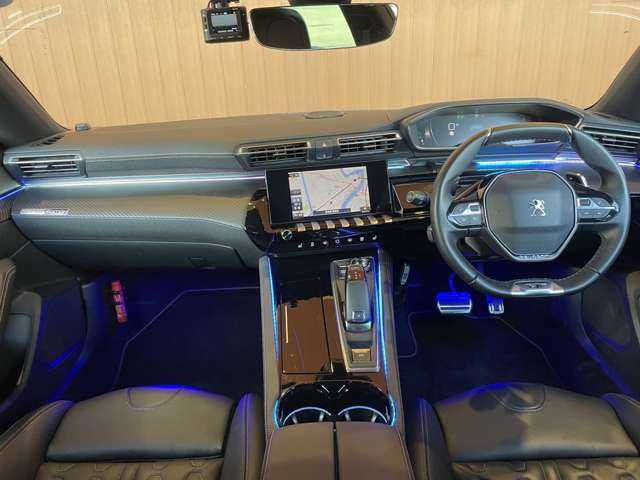 プジョー プジョー ５０８ GT ブルーHDi 愛知県 2021(令3)年 1.8万km 紺Ｍ ナッパレザーシート/シートヒーター/メモリナビ/フルセグTV/バックカメラ/CarPlay/ACC/LKA/BSM/メモリ付きパワーシート/マルチポイントランバーサポート/FOCALサウンドスピーカー/LEDヘッドライト/純正18インチAW