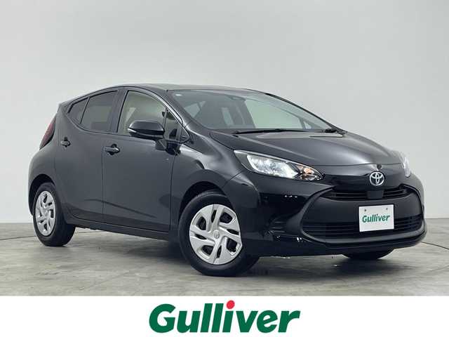 トヨタ アクア X 群馬県 2022(令4)年 5万km ブラックマイカ 純正７インチディスプレイオーディオ　バックカメラ　衝突軽減　アダプティブクルーズコントロール　レーンアシスト　横滑り防止　オートマチックハイビーム　ＥＴＣ　スマートキー　プッシュスタート　禁煙車