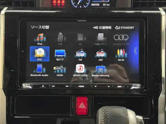 トヨタ ルーミー カスタムG 三重県 2023(令5)年 1.9万km パールホワイトⅢ 後期モデル/ガソリン/FF/インパネCVT/ケンウッド 9インチ『彩速ナビ』 MDV-M909HDL/（FM/AM/CD/DVD/iPod/USB/SD/内蔵メモリ/TV/RCA/Bluetooth/HDMI/ワイヤレスミラーリング）/バックカメラ/両側パワースライドドア/ドライブレコーダー 前後/ビルトイン ETC/衝突回避支援システム（スマートアシスト3）/●衝突警報機能（対車両・対歩行者）/●衝突回避支援ブレーキ機能（対車両・対歩行者）/●誤発進抑制制御機能（前方・後方）/●車線逸脱警報機能/●オートハイビーム/●先行車発進お知らせ機能/・コーナーセンサー（フロントx4/リヤx4、接近お知らせ表示付）/装備/【OP】コンフォートパッケージ/●運転席・助手席シートヒーター/●シートバックテーブル［買い物フック・ドリンクホルダー2個付］（運転席・助手席）/・オートエアコン/・オートライト/・LEDヘッドランプ/・フロントフォグランプ/・ステアリングスイッチ/・プッシュスタート/・スマートキーx1/・純正14inAW/など