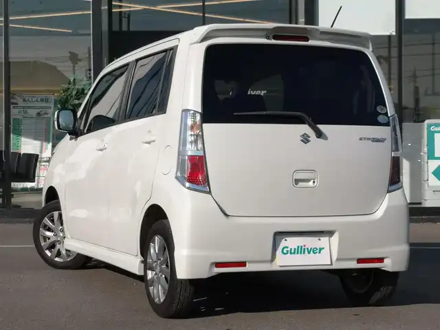 スズキ ワゴンＲ スティングレー リミテッド 茨城県 2011(平23)年 10万km パールホワイト 社外ナビ/【DISC・M.S.V・ラジオ・TV・iPod・VTR・BT・AUX・EXT】/オートライト/Fフォグ/キセノンライト/オートエアコン/プッシュスタート/スマートキー/純正フロアマット/純正アルミホイール/電格ミラー/ウインカーミラー