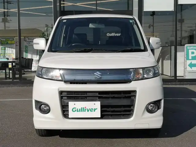 スズキ ワゴンＲ スティングレー リミテッド 茨城県 2011(平23)年 10万km パールホワイト 社外ナビ/【DISC・M.S.V・ラジオ・TV・iPod・VTR・BT・AUX・EXT】/オートライト/Fフォグ/キセノンライト/オートエアコン/プッシュスタート/スマートキー/純正フロアマット/純正アルミホイール/電格ミラー/ウインカーミラー