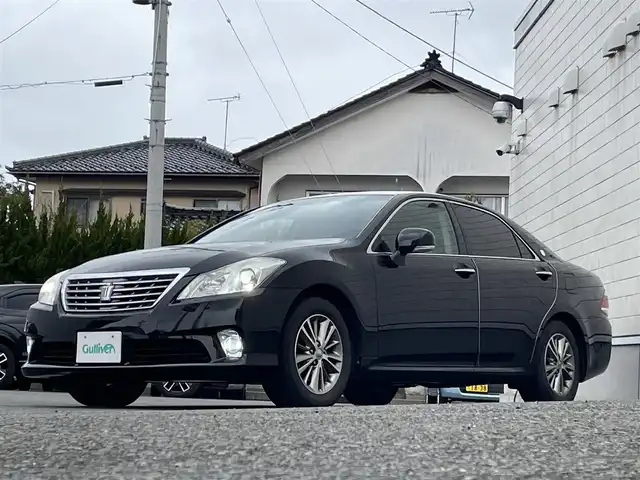 トヨタ クラウン ロイヤル Rサルーン スペシャルパッケージ 山形県 2010(平22)年 13.1万km ブラック 禁煙車/純正HDDナビ/・TV/AM/FM/CD/DVD/クルーズコントロール/横滑り防止装置/盗難防止装置/HIDヘッドライト/オートライト/フロントフォグランプ/ドライブレコーダー/バックカメラ/フロアマット/プッシュスタート/スペアキー/ETC/冬タイヤ積み込み/