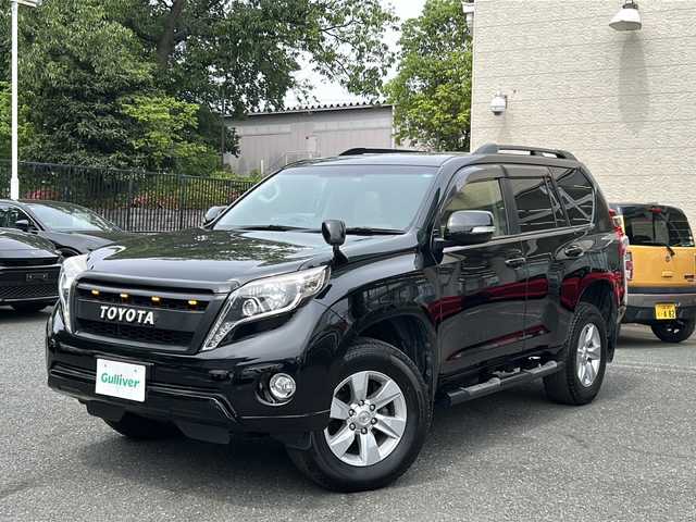 トヨタ ランドクルーザー プラド TX 埼玉県 2015(平27)年 8.9万km ブラック サンルーフ/ルーフレール/寒冷地仕様/4WD/ディーゼルターボ/純正ナビ/フルセグTV/バックモニター/前方ドライブレコーダー/LEDヘッドライト/純正17インチアルミホイール/TOYOTAグリル/サイドステップ/レザー調シートカバー/スマートキー/ETC/新車保証書/取扱説明書