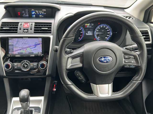 スバル レヴォーグ 1．6GT アイサイト 青森県 2016(平28)年 9.7万km アイスシルバーメタリック ・4WD/・社外SDナビ/・Bluetooth/・アイサイト/・レーンキープアシスト/・レーダークルーズコントロール/・横滑り防止機能/・パドルシフト/・電子式ブレーキホールド/・社外ドライブレコーダー/・スマートキー/・プッシュスタート/・オートライト/・純正LEDヘッドライト/・純正17AW/・純正フォグ/・ETC/・取説有