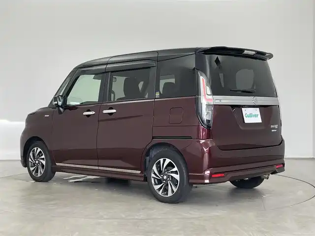 スズキ ソリオ バンディット HV MV 埼玉県 2020(令2)年 2.7万km メロウディープレッドパール/ブラック 純正９インチナビ　全方位モニター　ＨＵＤ　ビルトインＥＴＣ２．０　セーフティサポート　レーダークルーズコントロール　シートヒーター　片側パワースライドドア　オートライト　ＬＥＤヘッドライト　地デジＴＶ