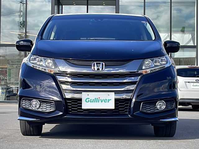 ホンダ オデッセイ アブソルート・Xホンダセンジング 青森県 2016(平28)年 7.2万km プレミアムヴィーナスブラックP ・4WD/・社外ナビ/・フルセグTV/・Bluetooth/・フリップダウンモニター/・両側パワースライドドア/・衝突軽減装置/・横滑り抑制装置/・レーンキープアシスト/・レーダークルーズコントロール/・ハーフレザーシート/・D席パワーシート/・パドルシフト/・ETC/・オートライト/・LEDヘッドライト/・純正フロアマット/・スペアキー/・AW付スタッドレス車載/・純正17AW