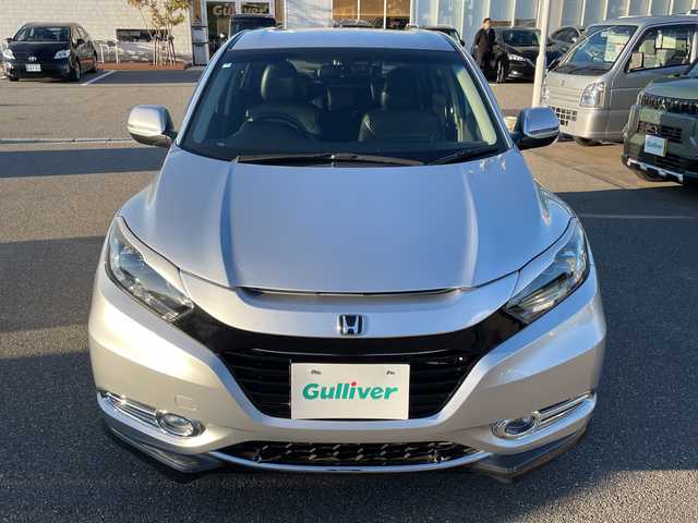 ホンダ ヴェゼル ハイブリッド X 石川県 2014(平26)年 8.8万km シルバー ４ＷＤ　社外メモリーナビ　フルセグＴＶ　社外マフラー　安心パッケージ　クルーズコントロール　スマートキー　プッシュスタート　シートカバー　コンフォートビュー　シートヒーター　オートライト