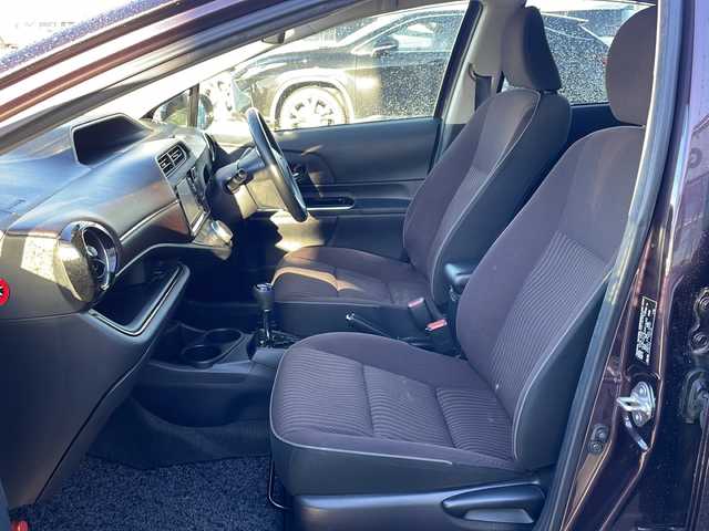 トヨタ アクア G 新潟県 2016(平28)年 11.6万km ディープアメジストマイカメタリック 純正SDナビ/フルセグＴＶ・Bluetooth接続・CD再生/バックカメラ/レーンキープ/クルーズコントロール/オートライト/ドアバイザー/衝突軽減ブレーキ/電動格納ミラー/社外アルミホイール