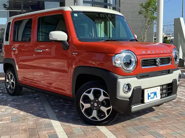 スズキ ハスラー HYBRID X 三重県 2024(令6)年 0.1千km オレンジⅡ デュアルカメラブレーキサポート/カロッツエリア8インチナビ/フルセグ/Bluetooth/DVD再生/バックカメラ/LEDヘッドライト/LEDフォグライト/シートヒーター/スマートキー/プッシュュスタート/ETC
