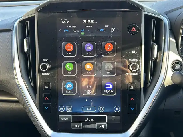 スバル インプレッサ ST－G 長崎県 2024(令6)年 0.4万km オレンジ ワンオーナー/11.6インチセンターインフォメーションディスプレイ/（BT/フルセグ）/全方位カメラ/衝突軽減システム/レーンアシスト/ブラインドスポットモニター/レーダークルーズ/ETC/パドルシフト/オートライト/ステアリングスイッチ/純正17インチAW/AppleCarplay・AndroidAuto/AUX/USB/Cタイプ/カラーコード：XAX