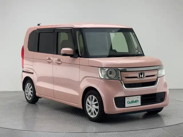 ホンダ Ｎ ＢＯＸ G L ターボ ホンダセンシング 兵庫県 2018(平30)年 9.2万km プレミアムピンクP 純正ディスプレイオーディオ/（CD/USB/HDMI/ワンセグTV/Bluetooth）/・WX-171CP/バックカメラ/レーンキープアシスト/プリクラッシュセーフティー/アダクティブクルーズコントロール/クリアランスソナー/後方コーナーセンサー/横滑り防止装置/盗難防止装置/カーテンエアバッグ/両側パワースライドドア/パドルシフト/LEDヘッドライト/オートライト/ビルトインETC/ターボエンジン/MTモード付AT/ロールサンシェード/純正ドアバイザー/スマートキー