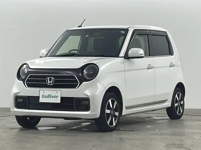 ホンダ Ｎ ＯＮＥ プレミアム 福島県 2022(令4)年 3.6万km プラチナホワイトパール ホンダセンシング/　・CMBS警報/　・ACC先行車検知音/　・先行車発進お知らせ機能/　・レーンキープアシスト/　・標識認識機能/コーナーセンサー/純正7インチナビ/　（CD/USB/BT/iPod/AM/FM）/バックカメラ/ドライブレコーダー/ETC2.0/革巻きステアリング/ハーフレザーシート/電子パーキング/レーダークルーズコントロール/シートヒーター/プッシュスタート/　・スマートキー/LEDオートライト/ウィンカーミラー/アイドリングストップ/純正アルミホイール/純正フロアマット/ドアバイザー/ヘッドライトレベライザー/チップアップシート/サイドエアバッグ/電動格納ミラー/４WD/積み込みタイヤ（スタッドレス）