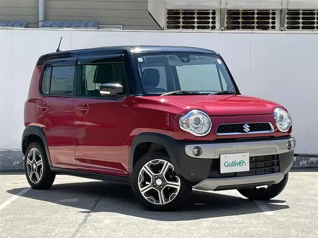スズキ ハスラー X 青森県 2015(平27)年 5.6万km フェニックスレッドパール/ブルーイッシュブラックパール 4WD/社外メモリナビ/社外フルセグTV/AM/FM/CD/DVD/BT/USB/フォグランプ/純正フロアマット/ベンチシート/シートヒーター/ETC/オートライト/アイドリングストップ/横滑り簿防止機能/衝突軽減システム/セキュリティアラーム/ダウンヒルアシスト/ドアバイザー/電格ミラー/冬タイヤ積み込み有/保証書/取扱説明書