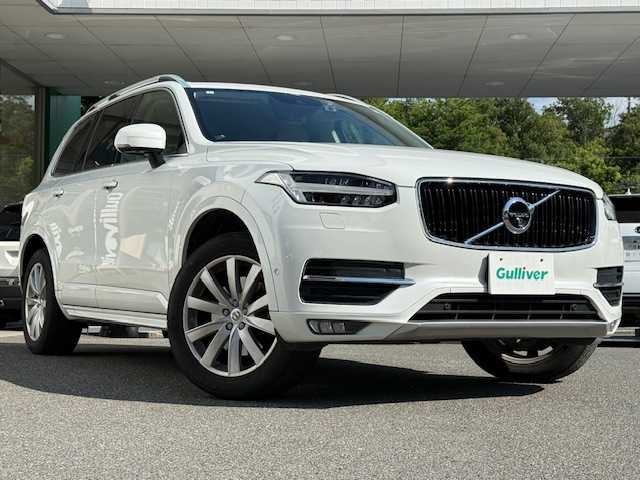 ボルボ ＸＣ９０ T5 AWD モーメンタム 大阪府 2016(平28)年 6.3万km クリスタルホワイトP /禁煙車//9インチタッチスクリーンナビ/・FM・AM・CD・フルセグTV・Applecarplay・AndroidAuto//本革シート(ブロンド)//前席シートヒーター//アダプティブクルーズコントロール//レーンキープエイド//ブラインドスポットインフォシステム//ロードサインインフォメーション//ドライブアラートコントロール//フロント・サイド・バック・全方位カメラ//LEDヘッドライト//フルアクティブハイビーム//ハンズフリーパワーバックドア//ルーフレール//前後ドラレコ//保証書//取扱説明書//スペアキー