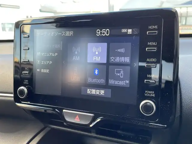 トヨタ ヤリスクロス ハイブリッド G 道央・札幌 2023(令5)年 0.5万km センシュアルレッドマイカ ワンオーナー/純正ナビ(AM/FM/BT/USB)/バックカメラ/全方位モニター/ウィンカーミラー/クルーズコントロール(追従走行あり)/ドアバイザー/プッシュスタート/オートライト/オートマチックハイビーム/フォグランプ/オートブレーキホールド/防眩ミラー/レーンキープアシスト/横滑り防止装置/ダウンヒルアシストコントロール/盗難防止装置/DRIVE MODE/EV MODE/積込冬タイヤ/　　（205/65R16 社外AW 22年製溝7mm）