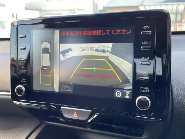 トヨタ ヤリスクロス ハイブリッド G 道央・札幌 2023(令5)年 0.5万km センシュアルレッドマイカ ワンオーナー/純正ナビ(AM/FM/BT/USB)/バックカメラ/全方位モニター/ウィンカーミラー/クルーズコントロール(追従走行あり)/ドアバイザー/プッシュスタート/オートライト/オートマチックハイビーム/フォグランプ/オートブレーキホールド/防眩ミラー/レーンキープアシスト/横滑り防止装置/ダウンヒルアシストコントロール/盗難防止装置/DRIVE MODE/EV MODE/積込冬タイヤ/　　（205/65R16 社外AW 22年製溝7mm）