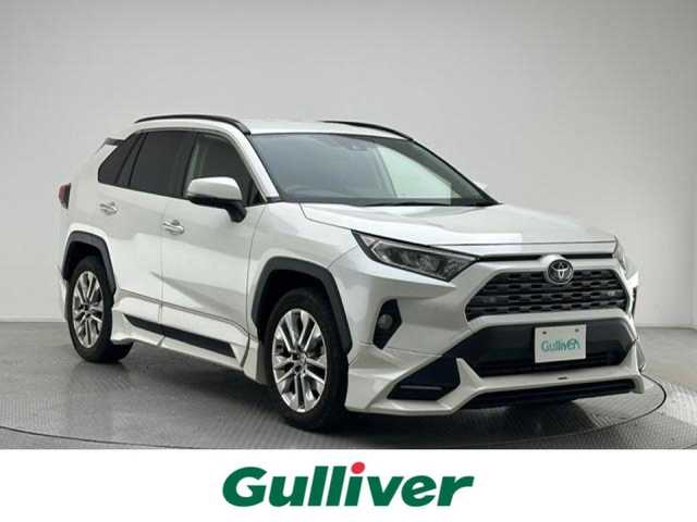 トヨタ ＲＡＶ４ G Zパッケージ 兵庫県 2021(令3)年 2.4万km パール 純正9インチナビ/フルセグ CD DVD BT MSV HDMI/バックカメラ/ビルトインETC/パワーバックドア/TRDエアロ/レーダークルーズコントロール/プリクラッシュセーフティー/LTA/BSM/PKSB/RCTA/RSA/クリアランスソナー/デジタルインナーミラー/レザーシート/シートヒーター/パワーシート/LEDヘッドライト/LEDフォグライト/オートライト/オートハイビーム/ステアリングヒーター/電子パーキング/HOLD/スマートキー