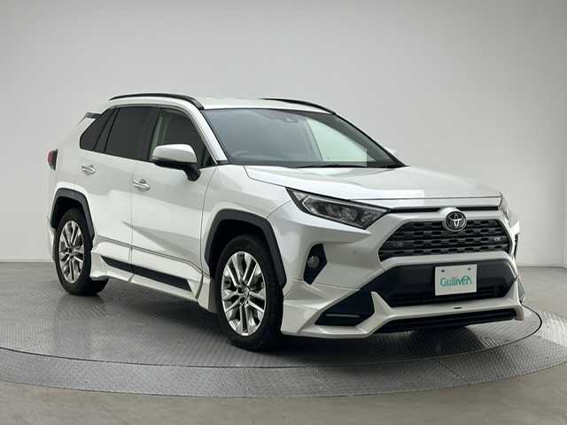 トヨタ ＲＡＶ４ G Zパッケージ 兵庫県 2021(令3)年 2.4万km パール 純正9インチナビ/フルセグ CD DVD BT MSV HDMI/バックカメラ/ビルトインETC/パワーバックドア/TRDエアロ/レーダークルーズコントロール/プリクラッシュセーフティー/LTA/BSM/PKSB/RCTA/RSA/クリアランスソナー/デジタルインナーミラー/レザーシート/シートヒーター/パワーシート/LEDヘッドライト/LEDフォグライト/オートライト/オートハイビーム/ステアリングヒーター/電子パーキング/HOLD/スマートキー
