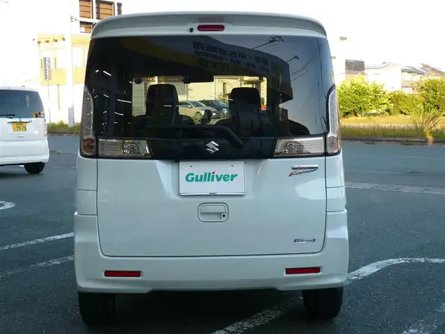 スズキ スペーシア カスタム GS 静岡県 2016(平28)年 7万km クリスタルホワイトP 禁煙車/社外ナビ　/片側パワースライドドア/LEDルームランプ/KENWOODスピーカー/オートライト　HIDヘッドライト/バックカメラ/ステアリングリモコン/革巻きステアリングホイール/ボックス付きアームレスト/ロールサンシェード/Fフォグランプ/純正フロアマット　ドアバイザー/ユピテルドライブレコーダー