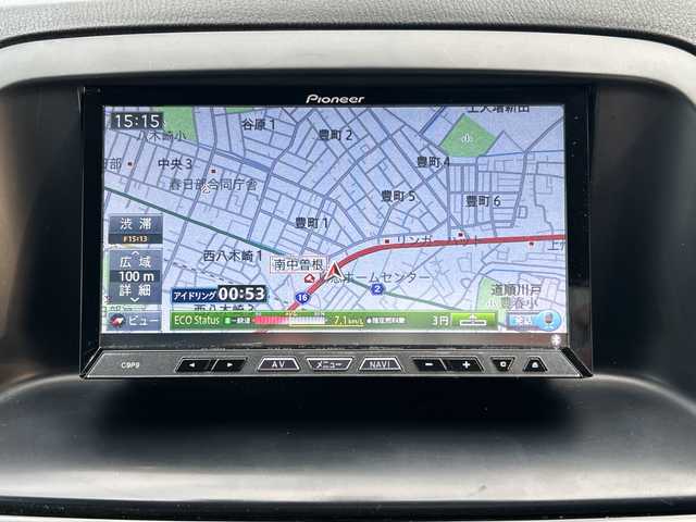 マツダ ＣＸ－５ XD 埼玉県 2013(平25)年 13.4万km ジェットブラックマイカ ・社外ナビBT、フルセグTV、/・バックカメラ/・プッシュスタート/・ETC/・空気圧センサー/・トラクションコントロール/・アイドリングストップ/・純正フロアマット/・ステアリングスイッチ/【メーカーオプション】/・ディスチャージパッケージ/ディスチャージパッケージの内容/ディスチャージヘッドランプ（ハイ／ロービーム：オートレベリング［光軸調整］機構付／バイキセノン）＋アダプティブ・フロントライティング・システム＋オートライトシステム＋レインセンサーワイパ―（フロント）感度調整式