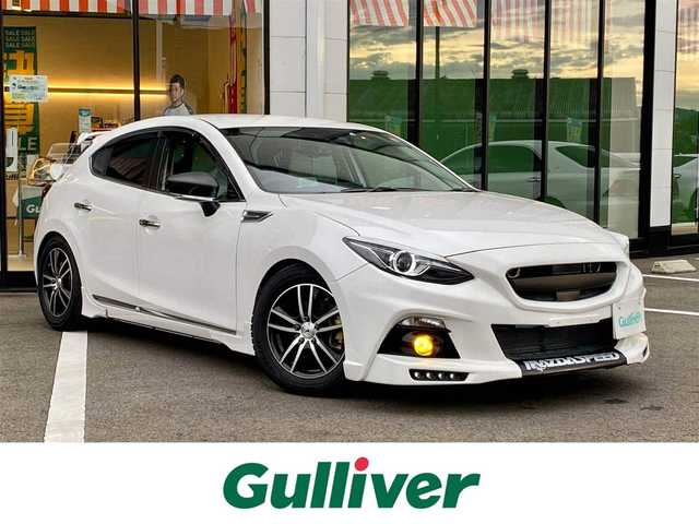 マツダ アクセラスポーツ ２０ｓツーリング 車高調 Tein 社外エアロ 社外マフラー 14年式 平成26年式 スノーフレイクホワイトパールマイカ Id 中古車検索のガリバー