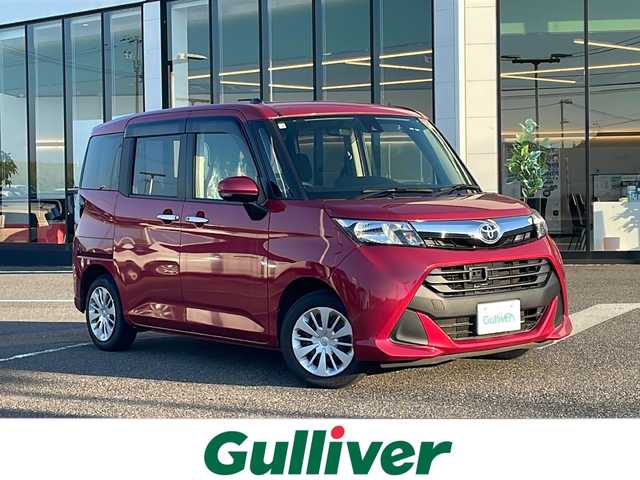 トヨタ タンク G S 新潟県 2018(平30)年 9.4万km マゼンタベリーマイカM ４WD/純正メモリナビ　NSZT-W66T/〈FM／AM/DVD/BT〉/バックカメラ/両側電動自動ドア/衝突軽減ブレーキ/クルーズコントロール/ビルトインETC/純正フロアマット/ドアバイザー/シガーソケット/スマートキー/スペアキー/保証書/取り扱い説明書