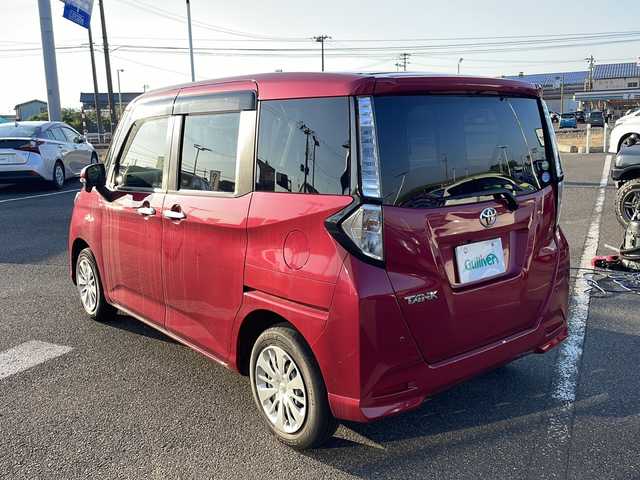 トヨタ タンク G S 新潟県 2018(平30)年 9.4万km マゼンタベリーマイカM ４WD/純正メモリナビ　NSZT-W66T/〈FM／AM/DVD/BT〉/バックカメラ/両側電動自動ドア/衝突軽減ブレーキ/クルーズコントロール/ビルトインETC/純正フロアマット/ドアバイザー/シガーソケット/スマートキー/スペアキー/保証書/取り扱い説明書