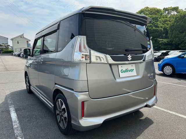 スズキ ソリオ バンディット HV MV Dカメラ ブレーキS 大阪府 2018(平30)年 2.9万km プレミアムシルバーメタリック ナビ　/両側パワースライドドア　/シートヒーター　/クルーズコントロール　/キセノン　/オートライト　/スマートキー　/フロアーマット　/アルミホイール