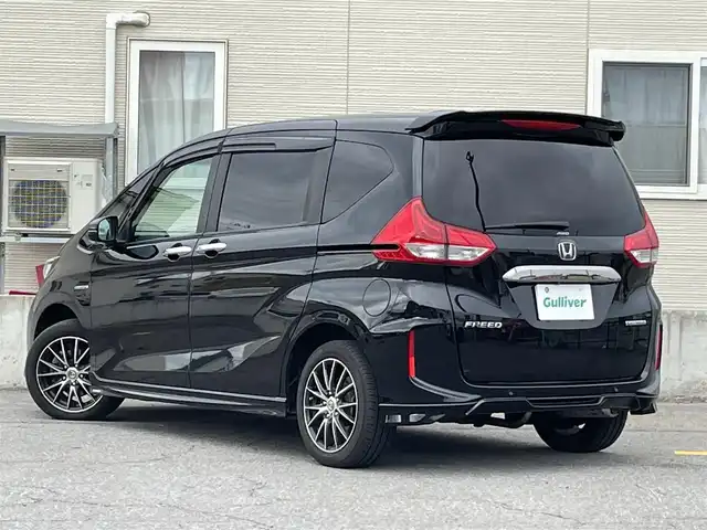 ホンダ フリード ハイブリット G ホンダセンシング 青森県 2019(令1)年 5.4万km クリスタルブラックパール ワンオーナー/Gathers製メモリーナビ/　CD、DVD、BT、HDIM/フルセグTV/前席シートヒーター/両側パワースライドドア/ETC/LEDヘッドライト/フォグランプ/モデューロ製エアロ（F/S/R/RA)/社外センターコンソールBOX/社外AW冬タイヤ車載/シートカバー/クルーズコントロール/保証書/説明書/スペアキー×１本