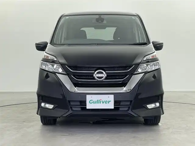 日産 セレナ ハイウェイスター プロパイロットED 福井県 2016(平28)年 5.2万km ダイヤモンドブラック プロパイロット/・衝突軽減ブレーキ/・車線逸脱警報機能/・クルーズコントロール（追従有）/・レーンキープアシスト/純正9インチナビ/【AM/FM/CD/Bluetooth/フルセグTV】/バックカメラ/ビルトインETC/両側パワースライドドア/純正フリップダウンモニター/プッシュスタート/スマートキー/スペアキー/オートライト/LEDヘッドライド