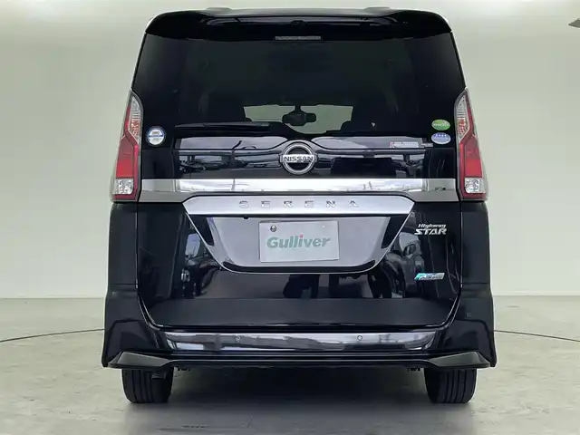 日産 セレナ ハイウェイスター プロパイロットED 福井県 2016(平28)年 5.2万km ダイヤモンドブラック プロパイロット/・衝突軽減ブレーキ/・車線逸脱警報機能/・クルーズコントロール（追従有）/・レーンキープアシスト/純正9インチナビ/【AM/FM/CD/Bluetooth/フルセグTV】/バックカメラ/ビルトインETC/両側パワースライドドア/純正フリップダウンモニター/プッシュスタート/スマートキー/スペアキー/オートライト/LEDヘッドライド
