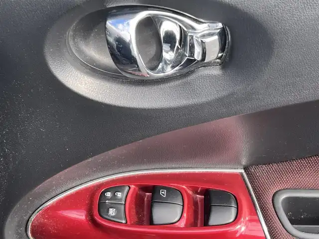 日産 ジューク 15RX アーバンセレクション 山口県 2011(平23)年 6.7万km サファイアブラック 社外メモリーナビ＆/フルセグTV＆バックカメラ/社外18インチアルミ/社外フロアマット/社外フロントタワーバー/社外マフラー/純正ドアバイザー/純正フォグランプ/オートライト/インテリジェントキー/エンジンプッシュスタート/ETC