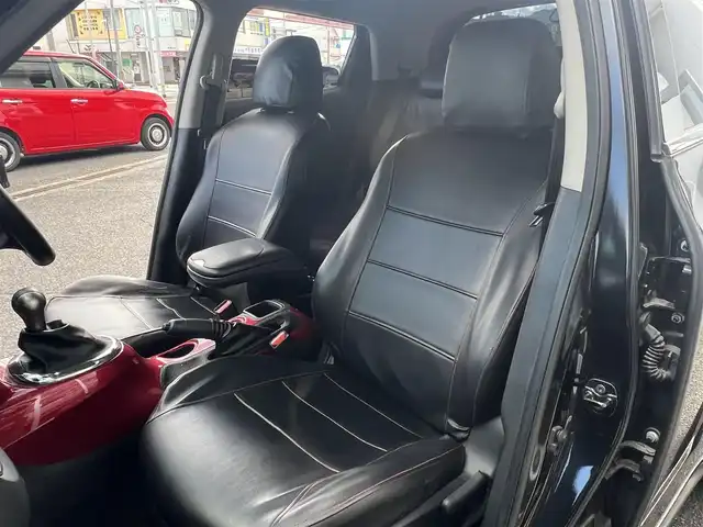 日産 ジューク 15RX アーバンセレクション 山口県 2011(平23)年 6.7万km サファイアブラック 社外メモリーナビ＆/フルセグTV＆バックカメラ/社外18インチアルミ/社外フロアマット/社外フロントタワーバー/社外マフラー/純正ドアバイザー/純正フォグランプ/オートライト/インテリジェントキー/エンジンプッシュスタート/ETC