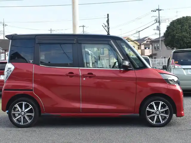 日産 デイズ ルークス ハイウェイスター Gターボ 神奈川県 2019(令1)年 1.6万km スパークリングレッド/ブラック ドラレコ前後/両側パワースライドドア/クルーズコントール/エマージェンシーブレーキ/純正メモリナビ/地デジTV/BTオーディオ/バックカメラ/ETC/サンシェード（後席）/クリアランスソナー/社外マフラー/社外レーダー（ASSURA）/純正フロアマット/ドアバイザー/保証書/取説ナビ説/スペアスマートキー/記録簿（R2 3 4）