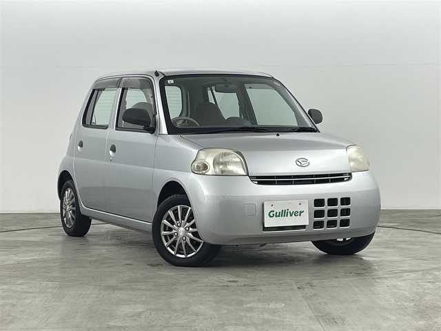 ダイハツ エッセ D 福島県 2009(平21)年 7万km グリニッシュシルバーメタリック 盗難防止/純正オーディオ/・CD/FM/AM/ヘッドライトレベライザー/純正マット/ドアバイザー/社外アルミ