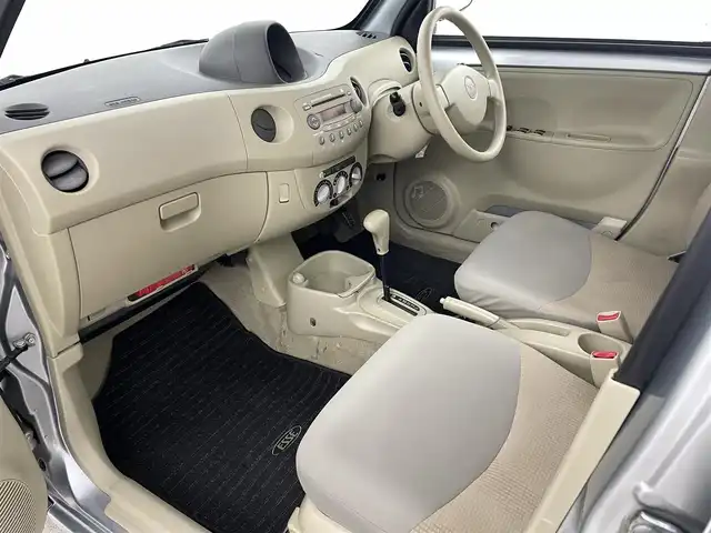 ダイハツ エッセ D 福島県 2009(平21)年 7万km グリニッシュシルバーメタリック 盗難防止/純正オーディオ/・CD/FM/AM/ヘッドライトレベライザー/純正マット/ドアバイザー/社外アルミ