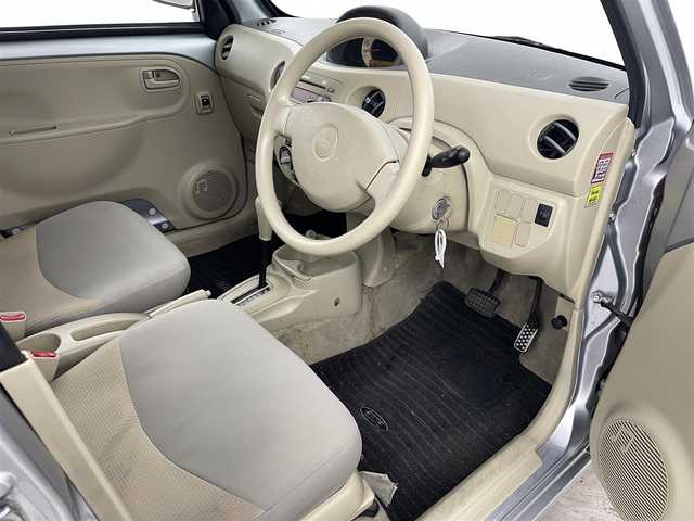 ダイハツ エッセ D 福島県 2009(平21)年 7万km グリニッシュシルバーメタリック 盗難防止/純正オーディオ/・CD/FM/AM/ヘッドライトレベライザー/純正マット/ドアバイザー/社外アルミ