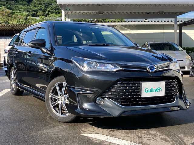 トヨタ カローラフィールダー ハイブリッドg ダブルバイビー ワンオーナー 純正メモリナビ Nszt W66t 17年式 平成29年式 ブラックマイカ Id 中古車検索のガリバー