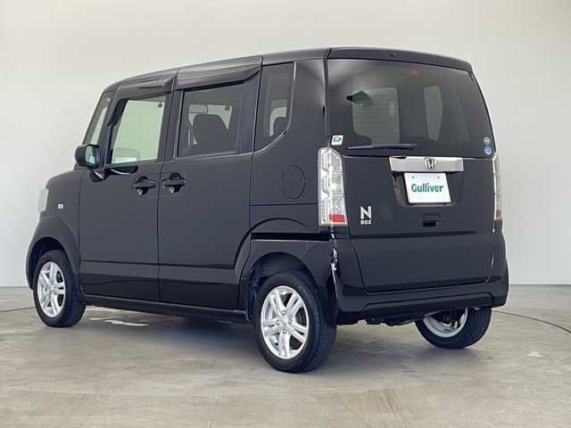 ホンダ Ｎ ＢＯＸ G 秋田県 2017(平29)年 4.1万km クリスタルブラックパール 4WD/社外メモリナビ/　（CD/DVD/TV）/バックカメラ/前席シートヒーター/プッシュスタート/横滑り防止装置/ETC/社外フロアマット/社外アルミホイール/ハロゲンライト/スマートキー/スペアキー/社外エンジンスターター