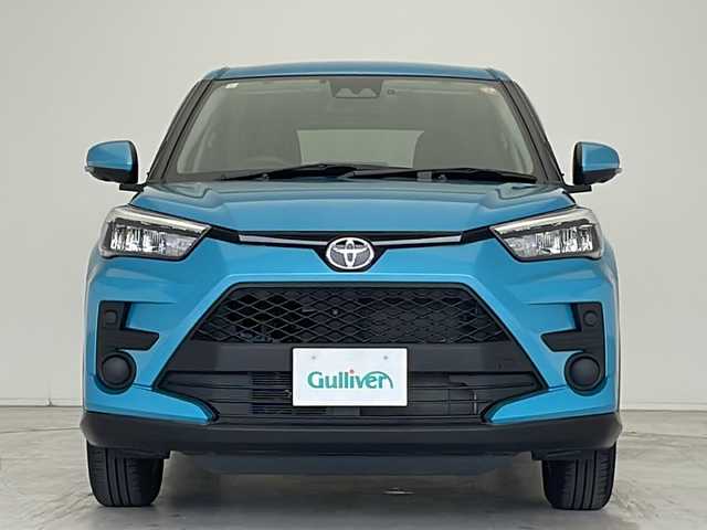 トヨタ ライズ G 愛知県 2023(令5)年 0.4万km ターコイズブルーマイカメタリック 衝突軽減システム/純正9型ディズプレイオーディオ　ナビなし/全方位カメラ/フルセグ/Bluetooth/バックカメラ/コーナーセンサー/純正アルミホイール/ブラインドスポットモニター/LEDヘッドライト/オートマチックハイビーム/ETC/ドライブレコーダー/ステアリングスイッチ/スマートキー/プッシュスタート