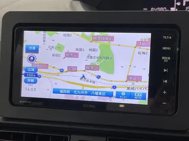 ダイハツ タント L 福岡県 2020(令2)年 8.5万km ブラックマイカメタリック 社外ナビ（フルセグＴＶ）　/ＥＴＣ　/前後ドライブレコーダー　/レーダー探知機　/コーナーセンサー　/衝突軽減ブレーキ　/アイドリングストップ　/横滑り防止装置　/電動格納式ドアミラー　/両側スライドドア　/LEDヘッドライト