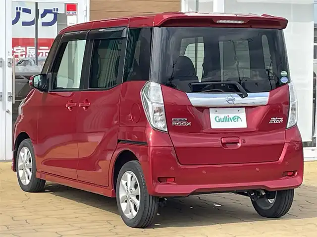 日産 デイズ ルークス ハイウェイスターX 宮崎県 2020(令2)年 3.7万km スパークリングレッドM 純正ナビ　アラウンドビューモニター　フルセグ　ＤＶＤ再生　Ｂｌｕｅｔｏｏｔｈ　パワースライドドア　ＬＥＤオートライト　ドラレコ　ＥＴＣ　純正１４ＡＷ