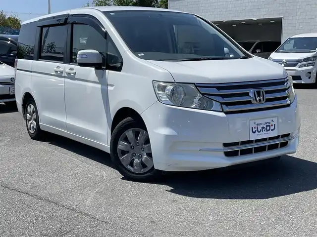 ホンダ ステップワゴン G コンフォートセレクション 東京都 2012(平24)年 9.8万km ホワイトオーキッドパール (株)IDOMが運営する【じしゃロン昭島店】の自社ローン専用車両になります。こちらは現金またはオートローンご利用時の価格です。自社ローンご希望の方は別途その旨お申付け下さい/純正ナビ(HDD.DVD.TV)/フリップダウンモニター/バックカメラ/両側パワースライドドア/ETC/HIDヘッドライト/純正フロアマット