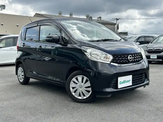 日産 デイズ X Vセレ +SeftyⅡ 福岡県 2015(平27)年 8万km ブラック 純正7型SDナビ(フルセグTV/CD/DVD/BT)アラウンドビューモニターエマージェンシーブレーキドラレコ純正フロアマットスマートキープッシュスタート