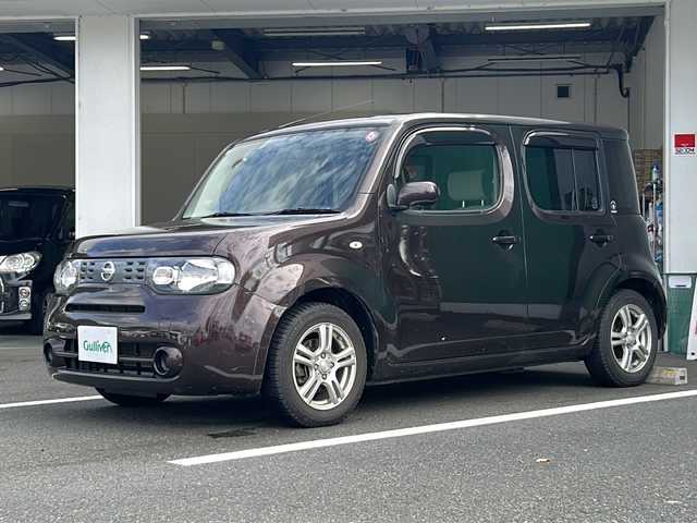 日産 キューブ 15X Mセレクション 京都府 2009(平21)年 3.7万km ビターショコラ 純正SDナビ/ワンセグ/DVD再生/バックカメラ/アイドリングストップ/ドアバイザー/ETC/プッシュスタート
