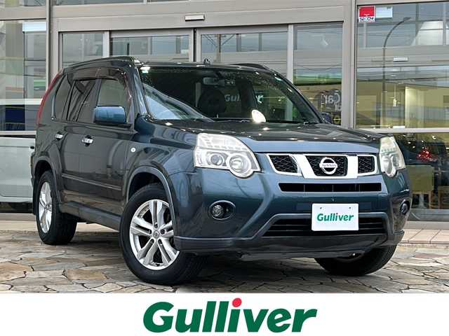 日産 エクストレイル 20X 静岡県 2010(平22)年 10.1万km スチールブルー 純正ナビ/バックカメラ/合皮シート/シートヒーター/ダウンヒルアシストコントロール/LEDヘッドライト/ドライブレコーダー/ステアリングスイッチ/パワーステアリング/パワーウィンドウ/ABS/横滑り防止装置/オートライト/スマートキー